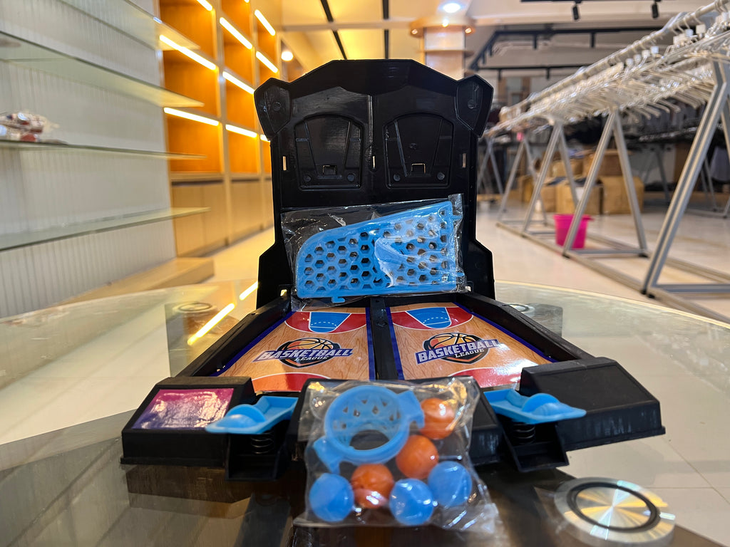 Mini Tabletop Basketball Game Toy Set for Kids & Family Fun