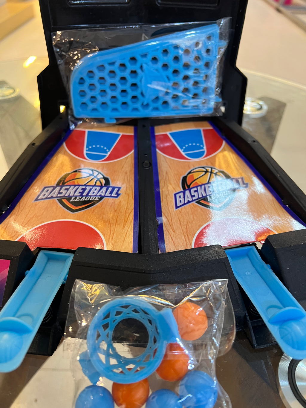 Mini Tabletop Basketball Game Toy Set for Kids & Family Fun