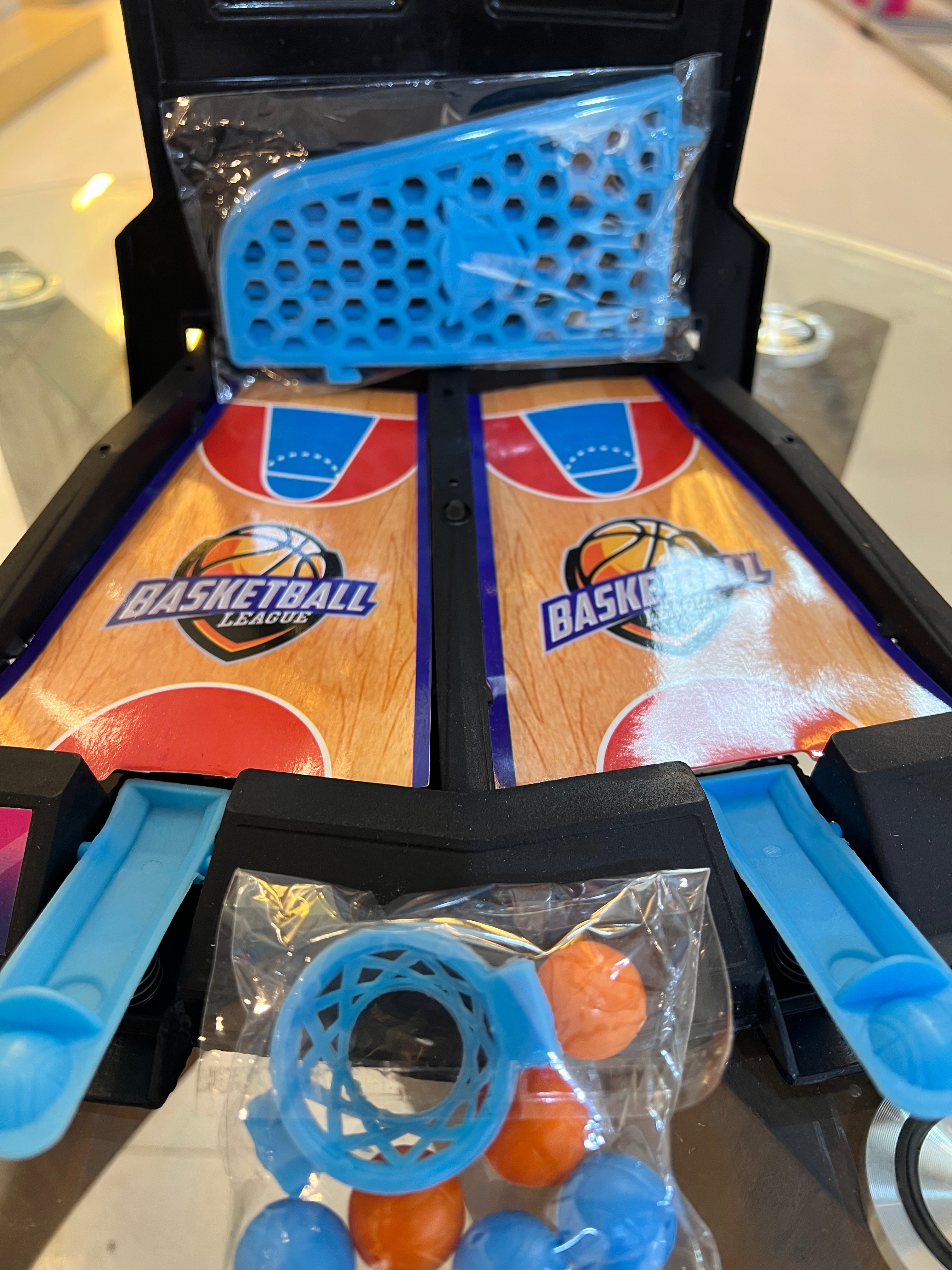 Mini Tabletop Basketball Game Toy Set for Kids & Family Fun