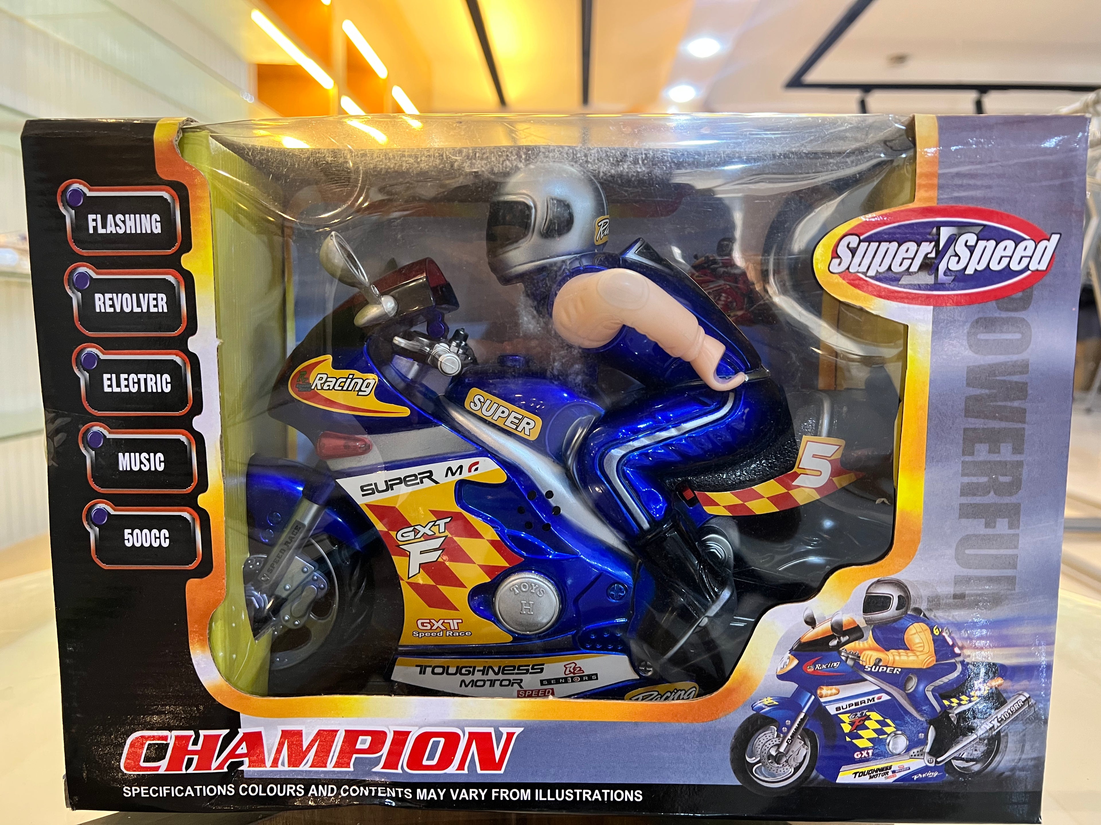 Champion Super Speed Racing Bike Toy with Lights & Music