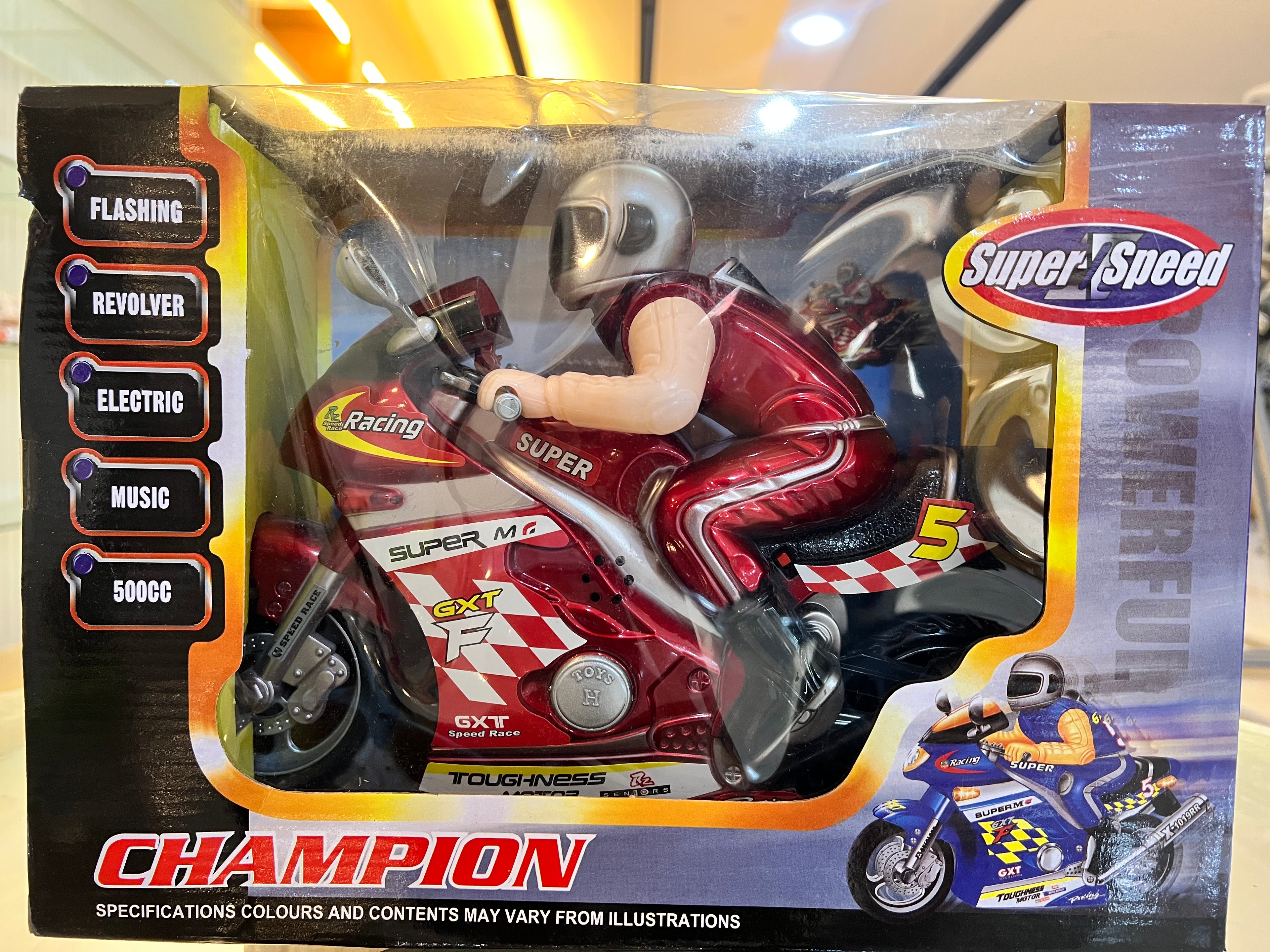 Champion Super Speed Racing Bike Toy with Lights & Music