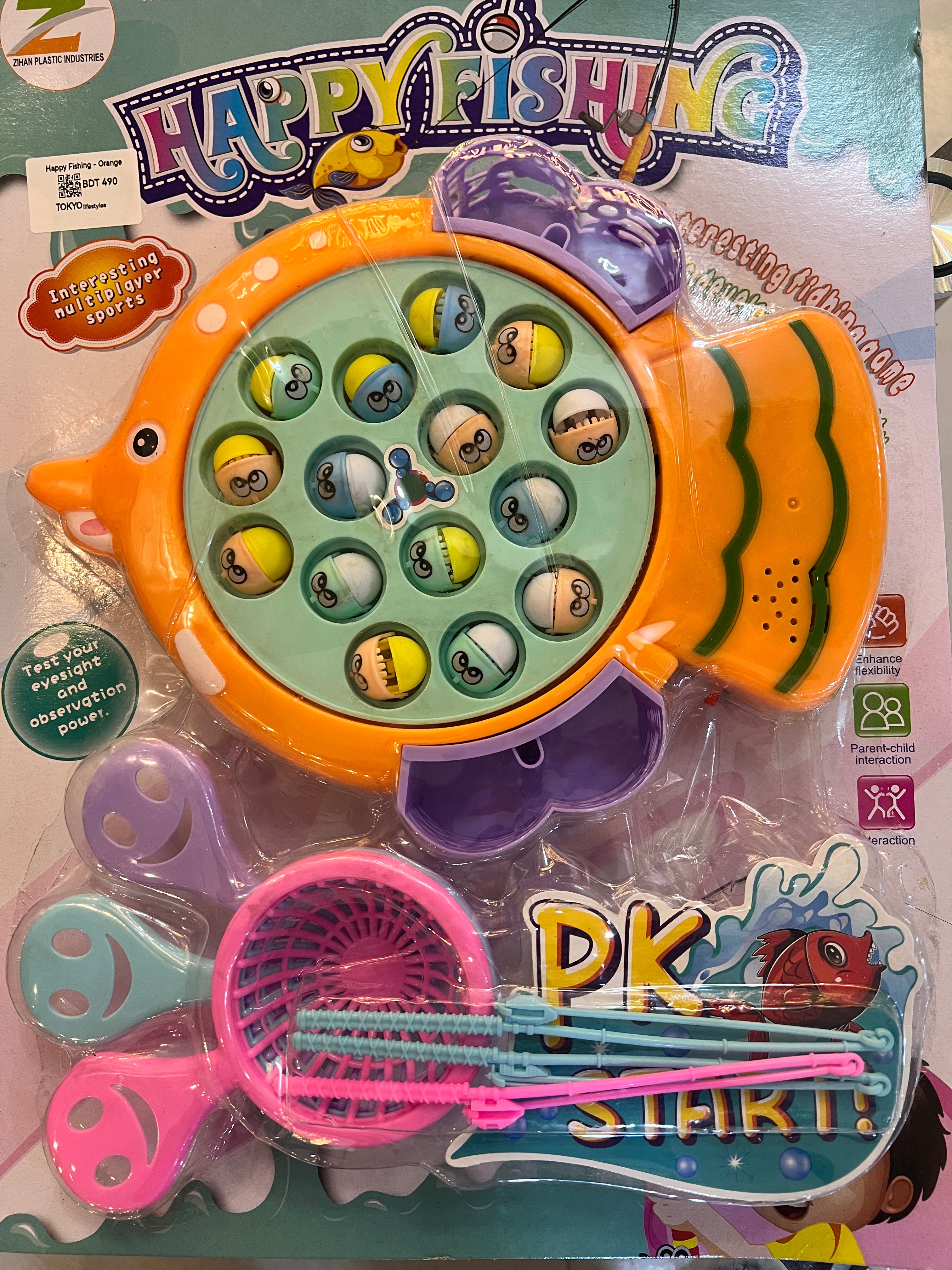 Happy Fishing Interactive Game Set for Kids (Multiplayer Fun Toy)