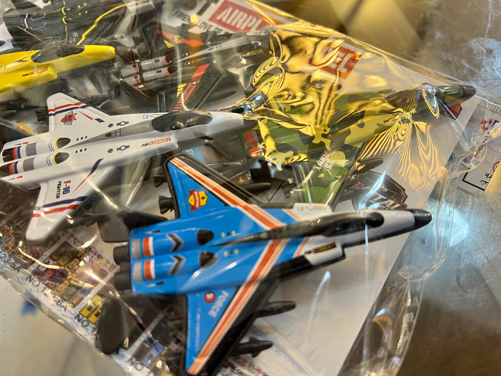 Die-Cast Military Fighter Jet Toy Set (Pack of Assorted Jets)