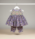 Kids Floral Printed Top & Skirt Set