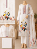 Premium Floral Unready Three Piece-C506