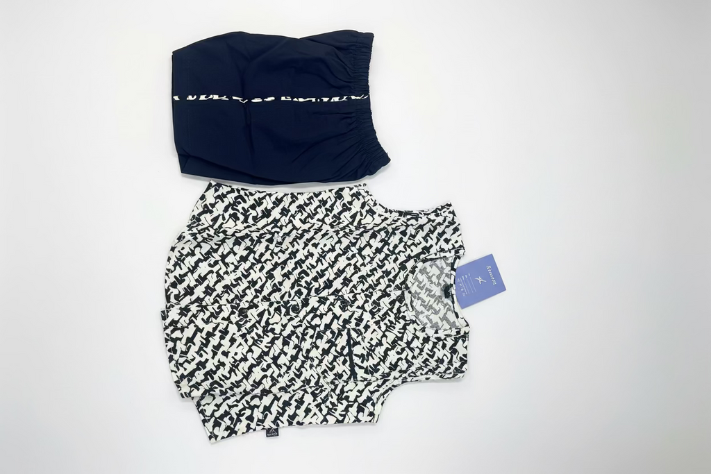 Baby Boy Printed Shirt & Solid Shorts Set 0095