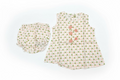 Kids Floral Embroidered Cotton Top & Shorts Set-104
