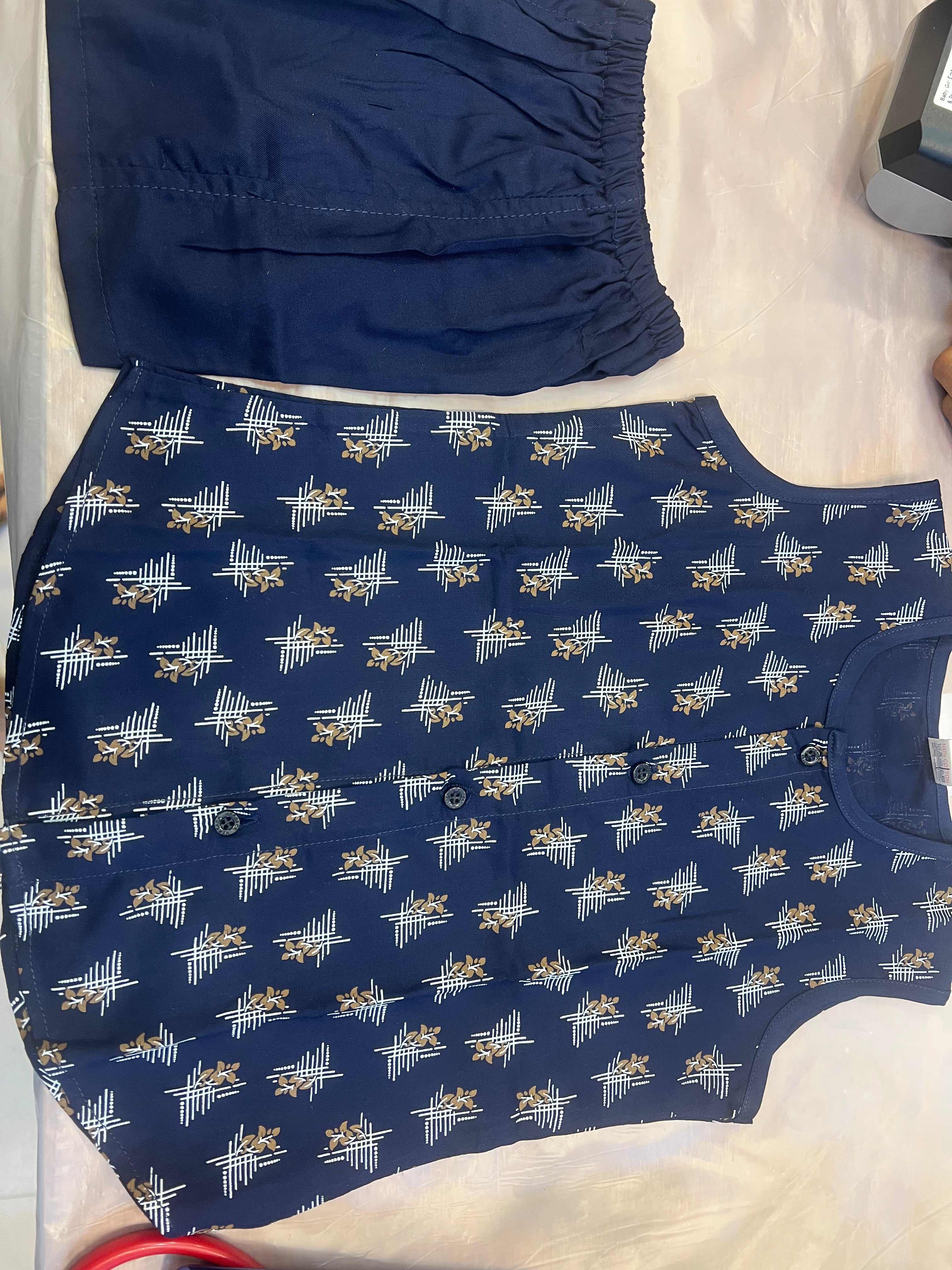 Boys Printed Sleeveless Top & Shorts Set-85