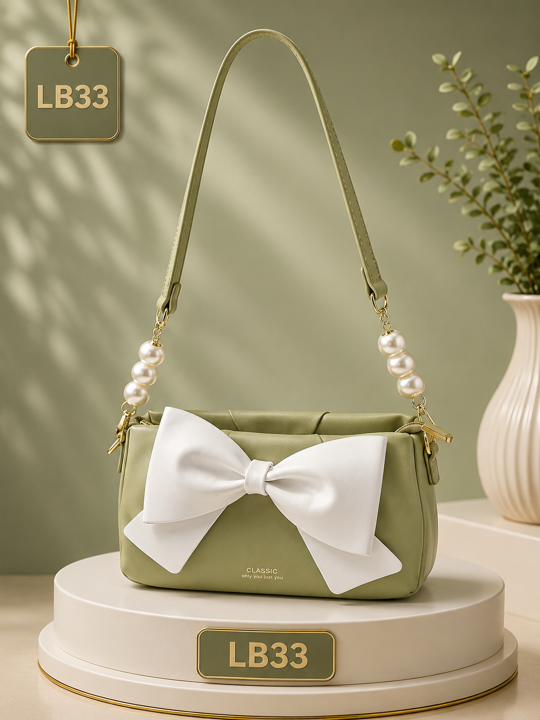 Pearl Bow Bag-LB33