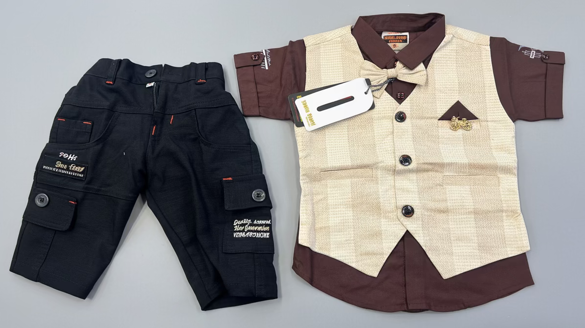 Kids Premium Formal Waistcoat Set with Pant-238