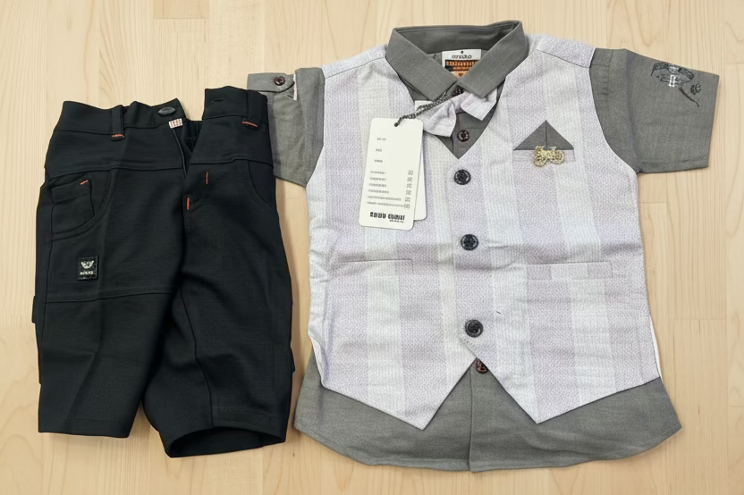 Kids Premium Formal Waistcoat Set with Pant-238