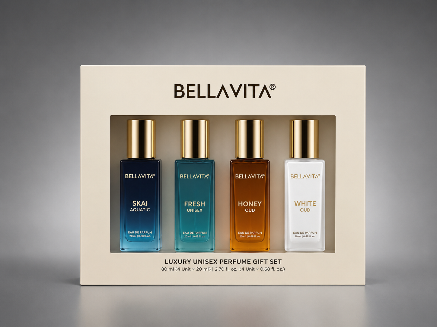 BellaVita Luxury Unisex Perfume Gift Set