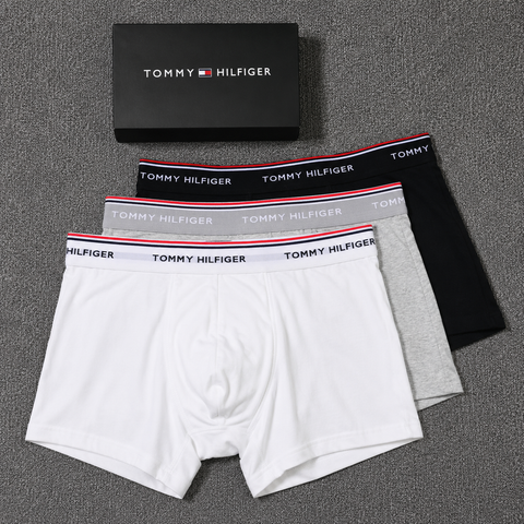 Men's super premium essentials 3-Pack Cotton Stretch Boxer Briefs TH