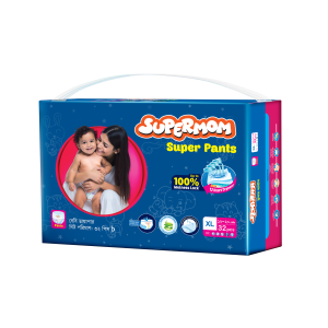 Supermom Super Pants Baby Diaper – Up to 12 Hours Dryness