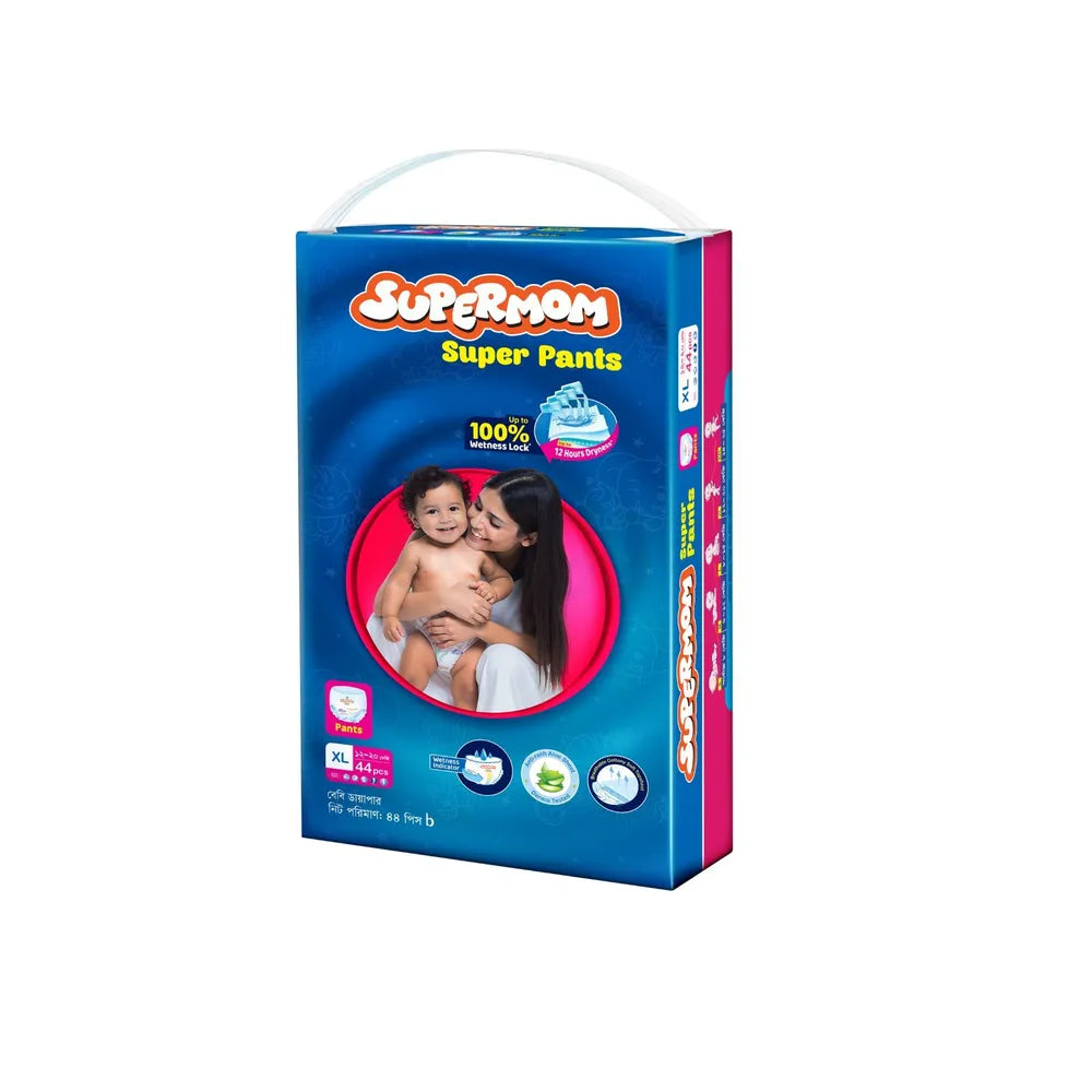 Supermom Super Pants Baby Diaper – Up to 12 Hours Dryness