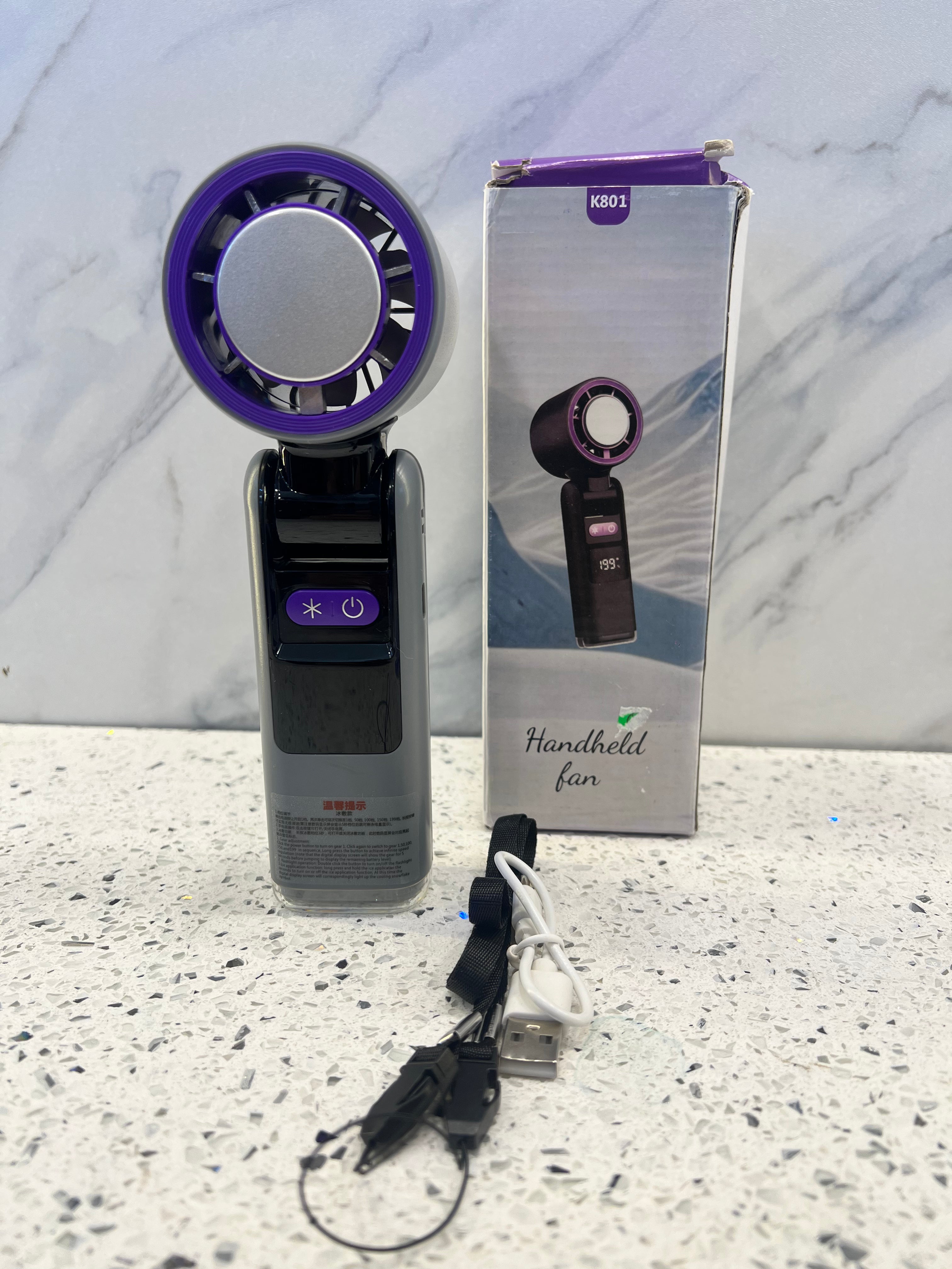 Turbo Digital Handheld Fan-AT05