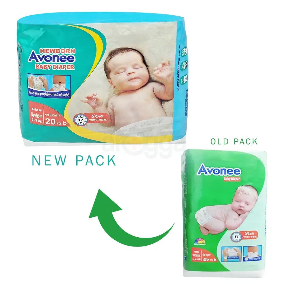 Avonee Newborn Baby Diaper (New Pack)
