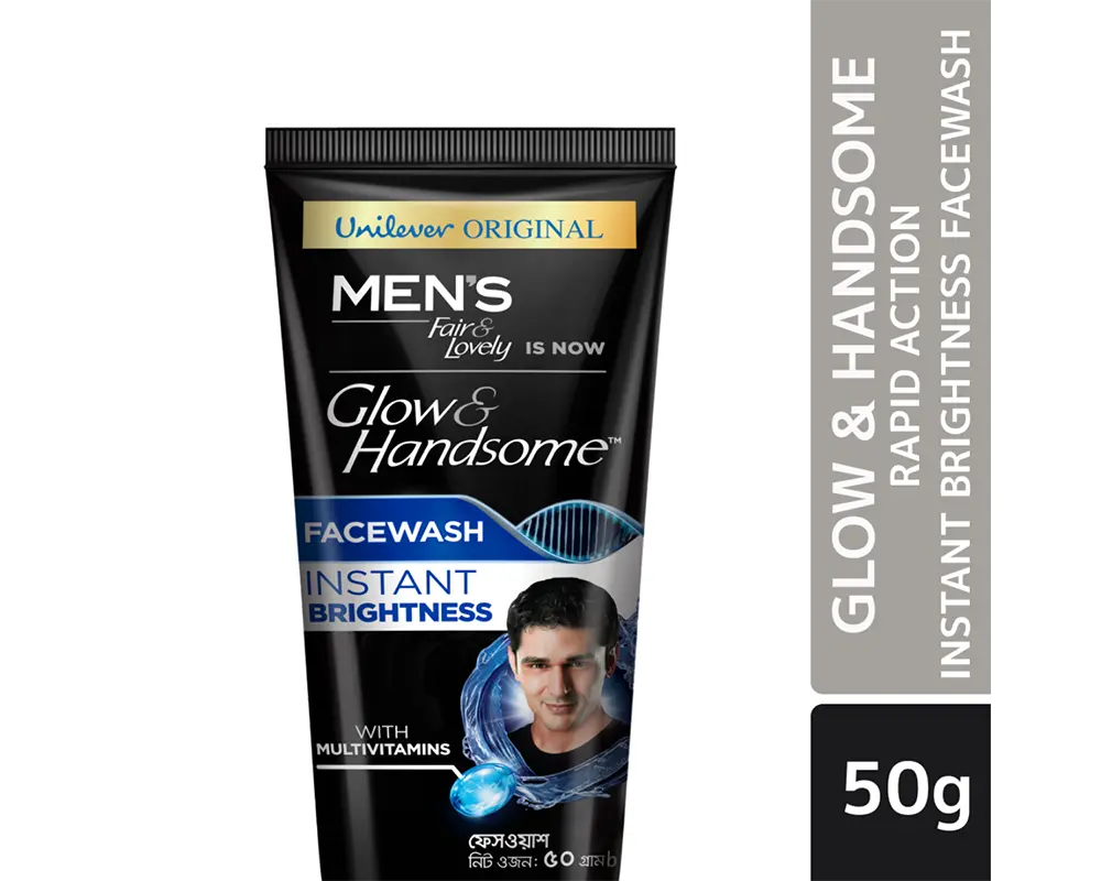 Glow & Handsome Instant Brightness Men’s Facewash