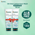 Himalaya Oil Clear Lemon Face Wash Combo Pack (50ml × 2) – Buy 2 Get 1 Free