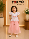 Girls Floral Printed Top & Palazzo Set 160