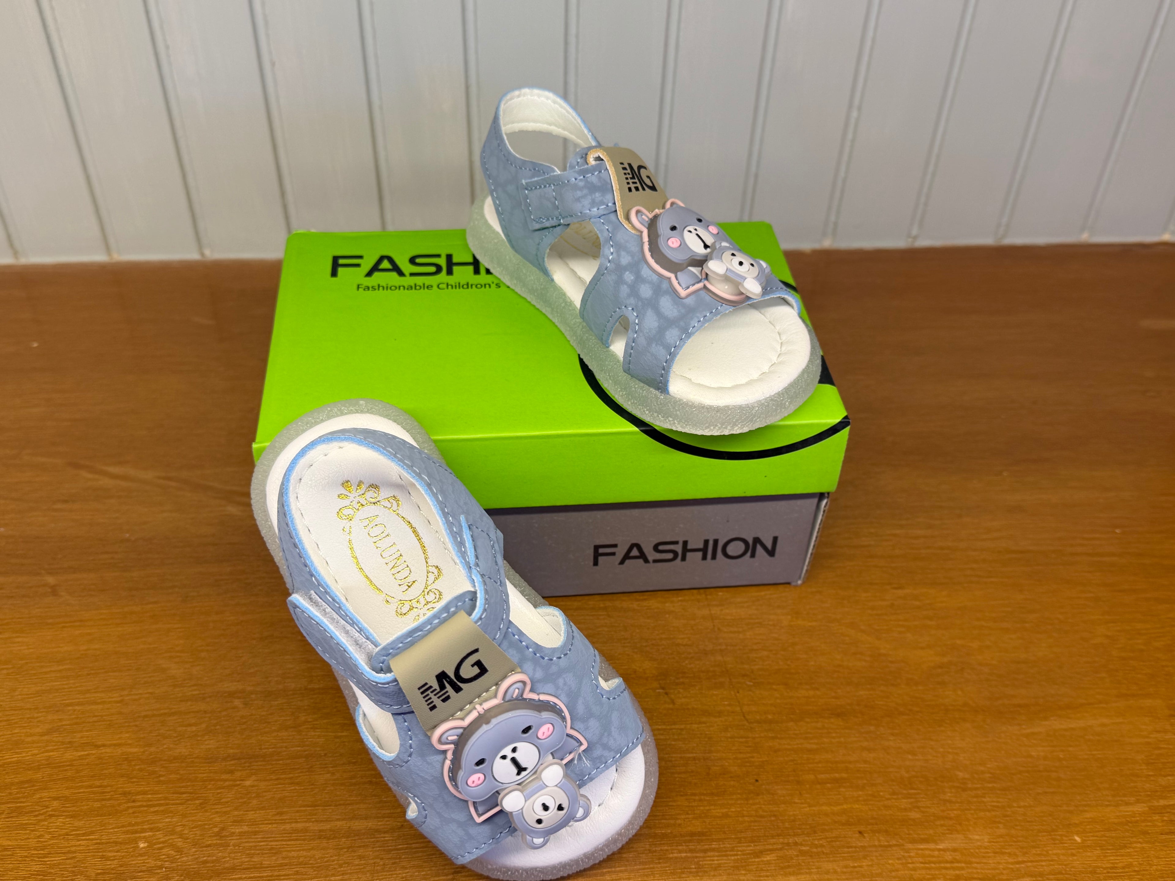 Cute Bear Design Kids Sandal 2711 B