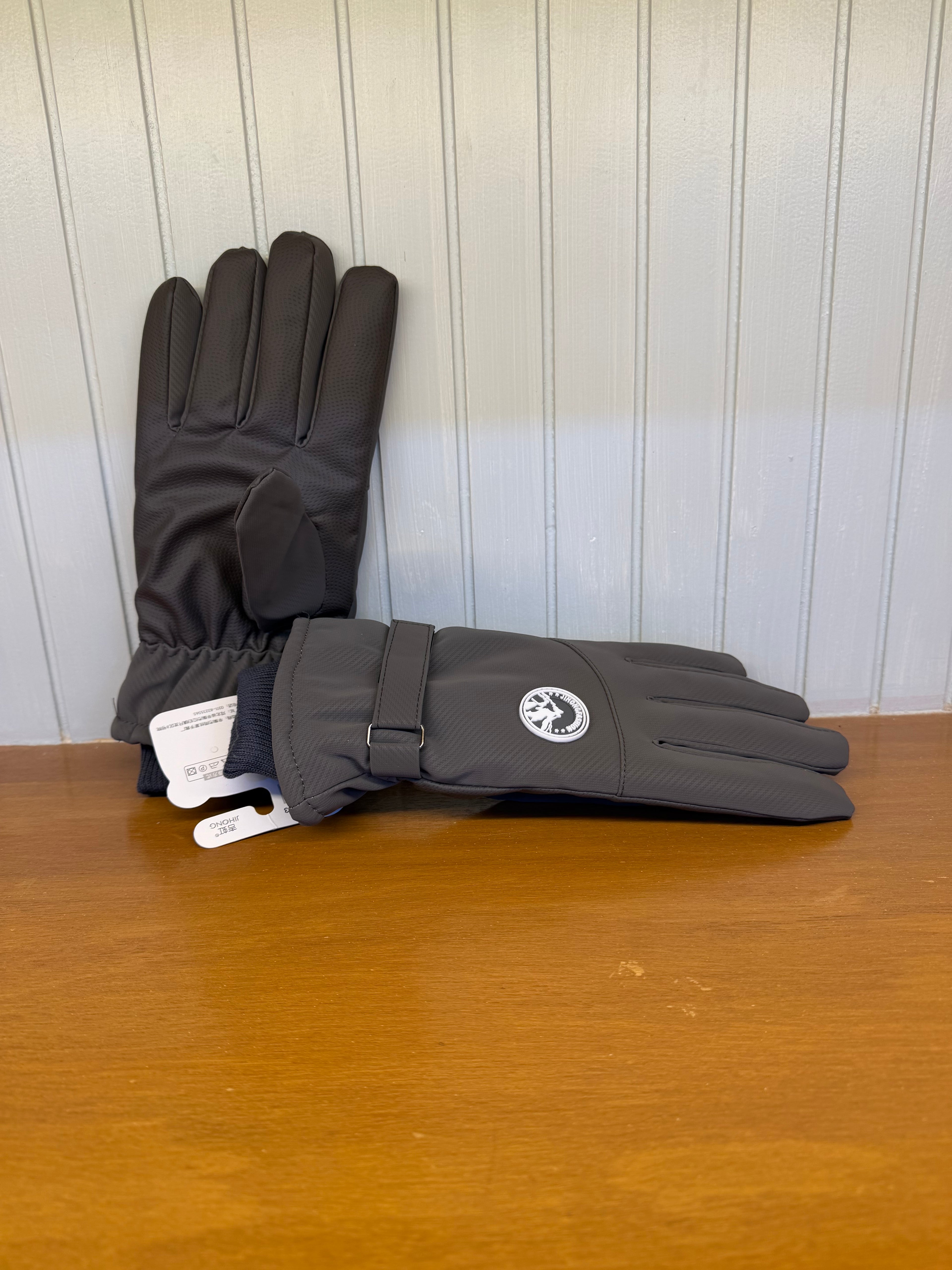 Winter Thermal Touchscreen Gloves with Adjustable Wrist Strap