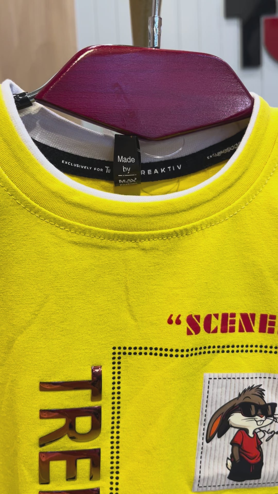 Kids Trendy Graphic T-Shirt & Shorts Co-Ord Set 328