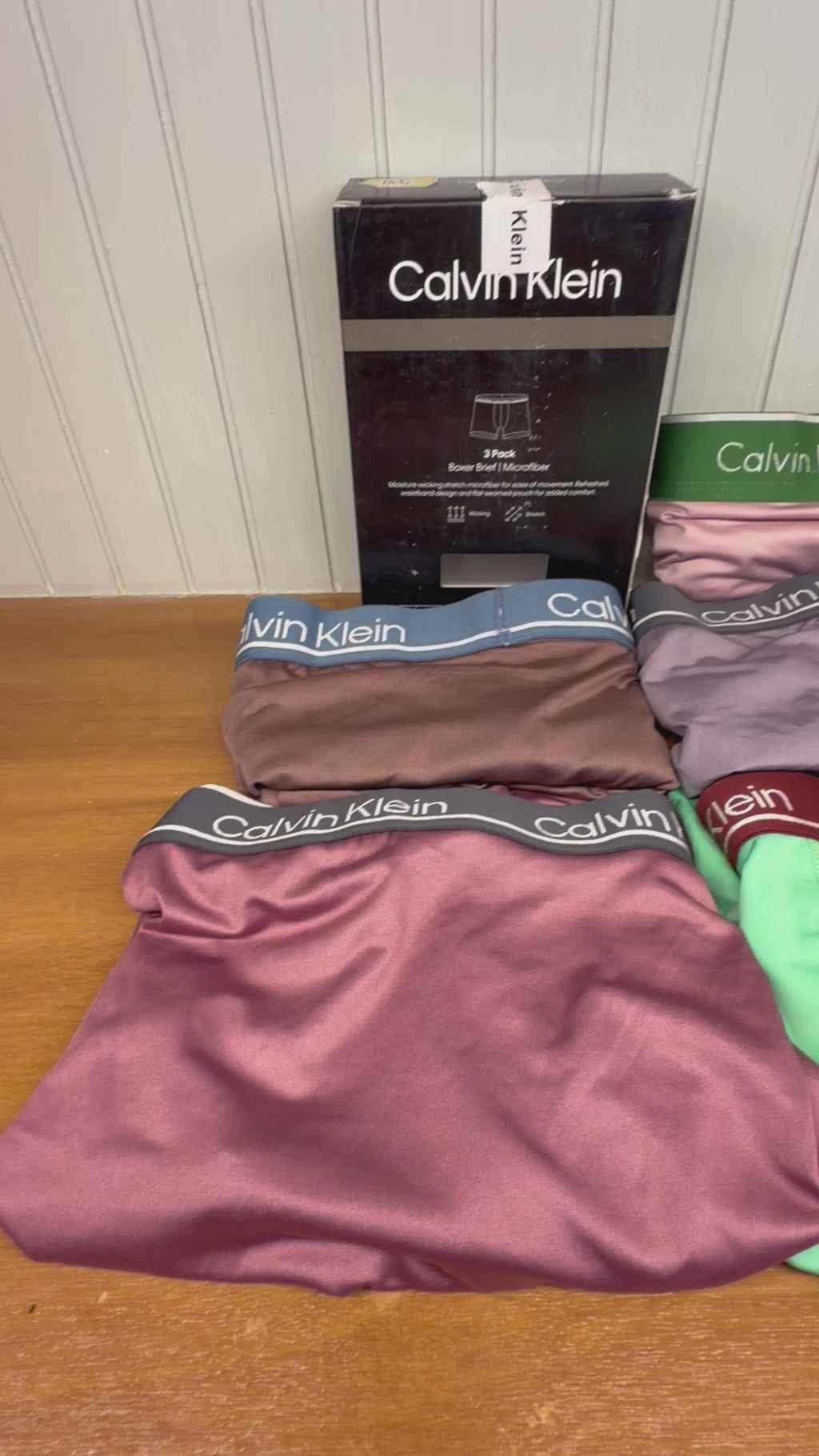 Men's 3-Pack Microfiber Stretch Boxer Briefs – Moisture Wicking