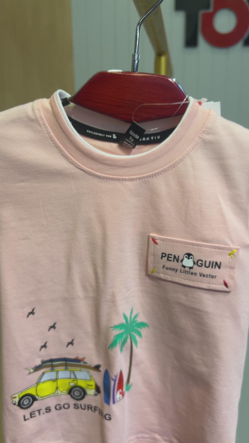 Kids “Let’s Go Surfing” T-Shirt & Shorts Set 333