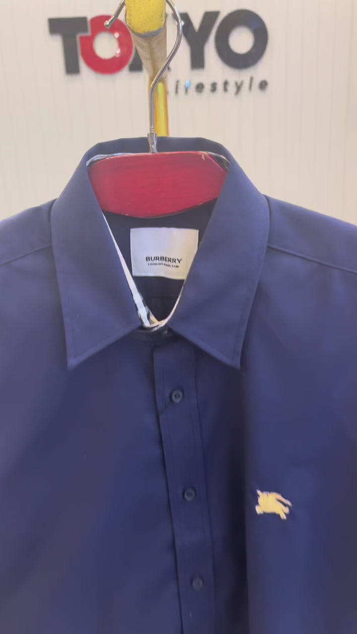 Signature Solid Shirt BRS Navy 09