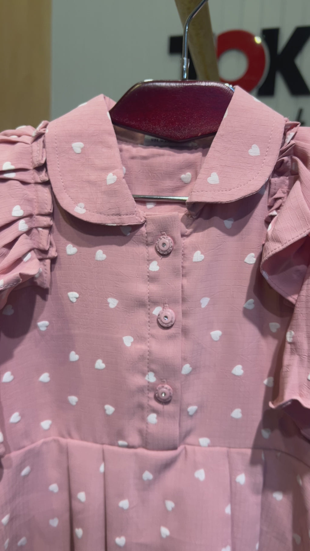 Baby Girls Heart Print Top & Floral Bottom 2-Piece Set..151.