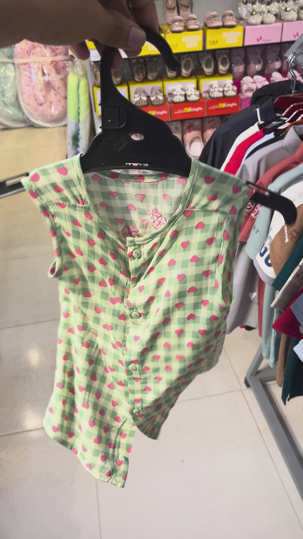 Kids Floral Embroidered Cotton Top & Shorts Set-104