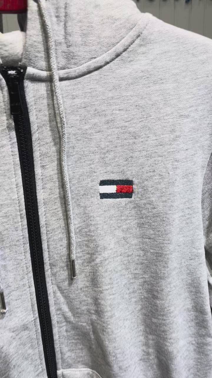 Mens Premium Tommy Hilfiger Full-Zip Hoodie 1002