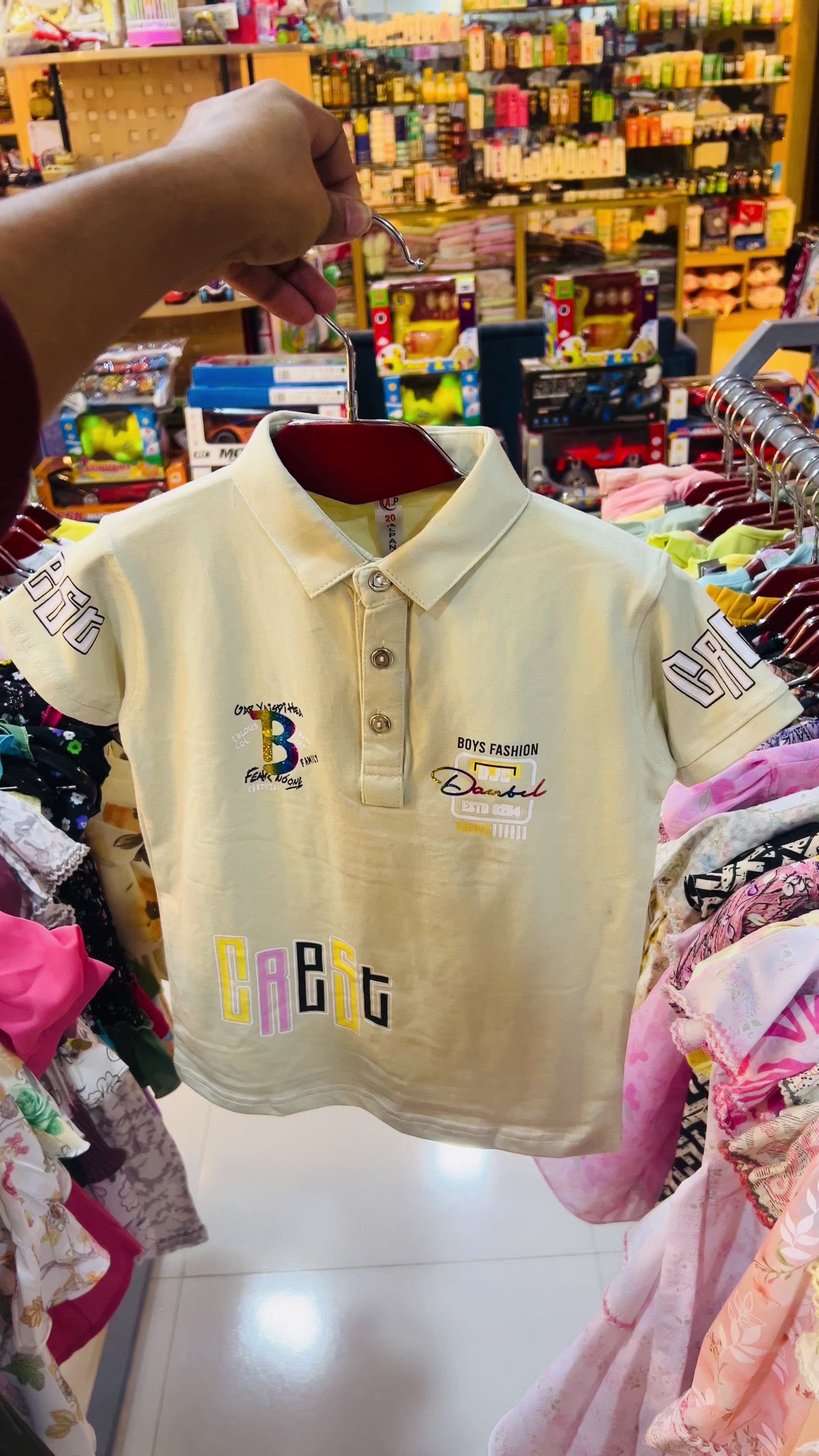 Boys Casual Polo T-Shirt & Shorts Set – CREST Edition 242