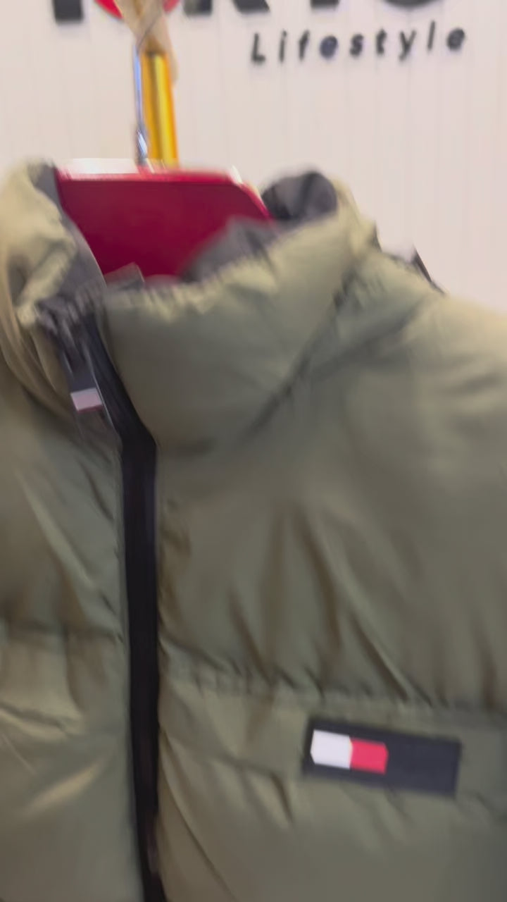 Mens Hooded Puffer Jacket Winter Insulated Jacket 1011