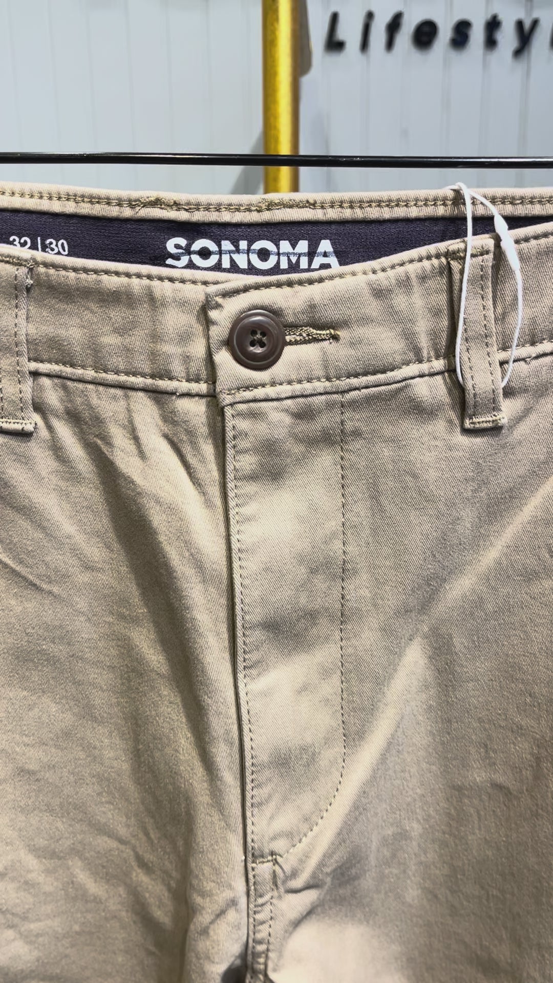 Mens Flexwear Straight Fit Cargo Pants – Cream