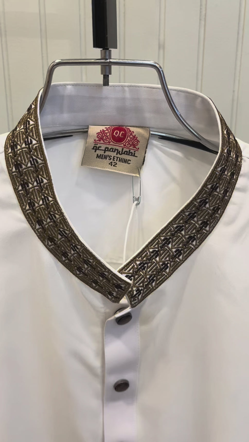 Premium Luxury Embroidered Panjabi with Embroidered Cuffs 102