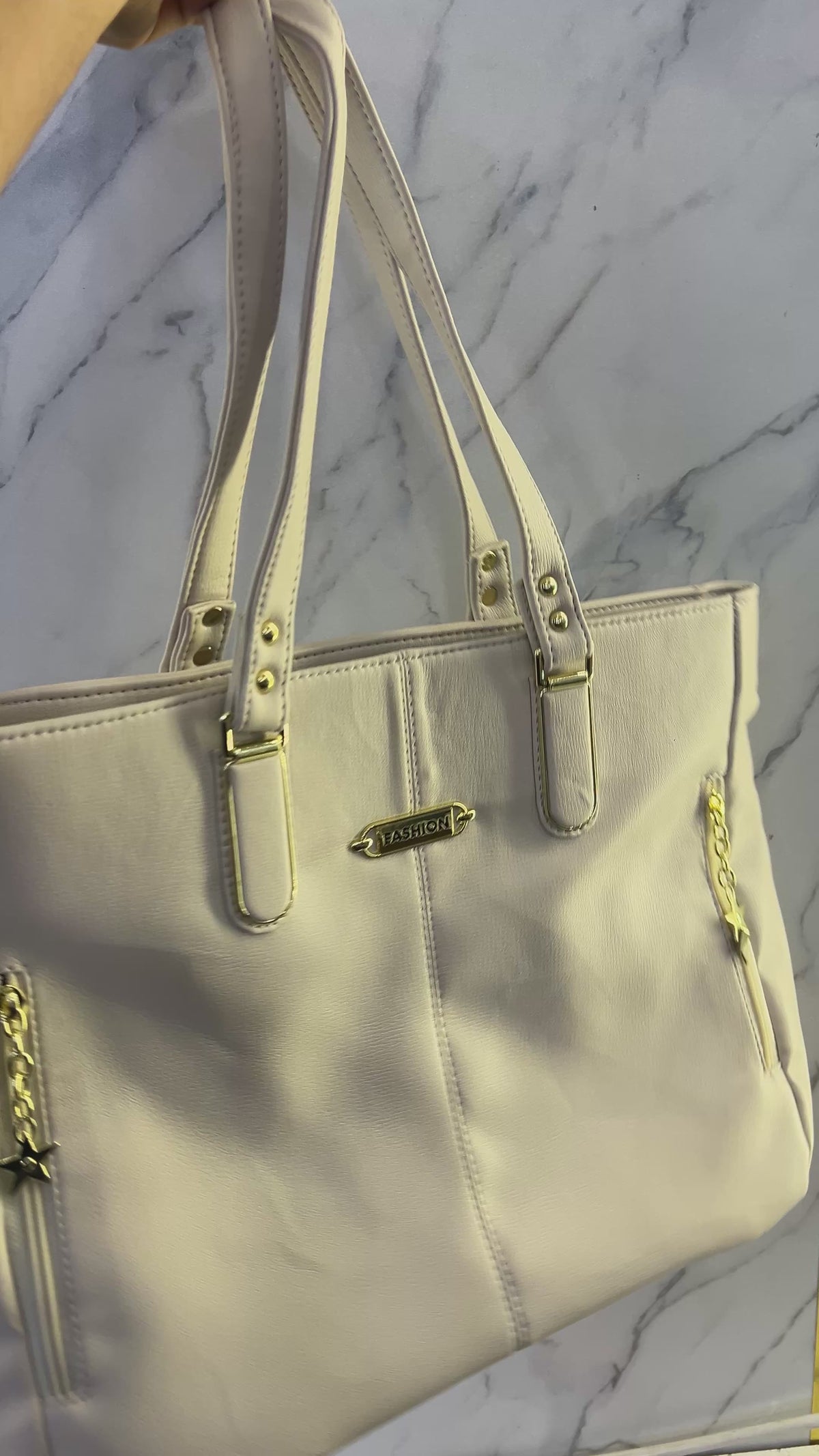 Premium Star Charm Shoulder Tote Bag – LB59