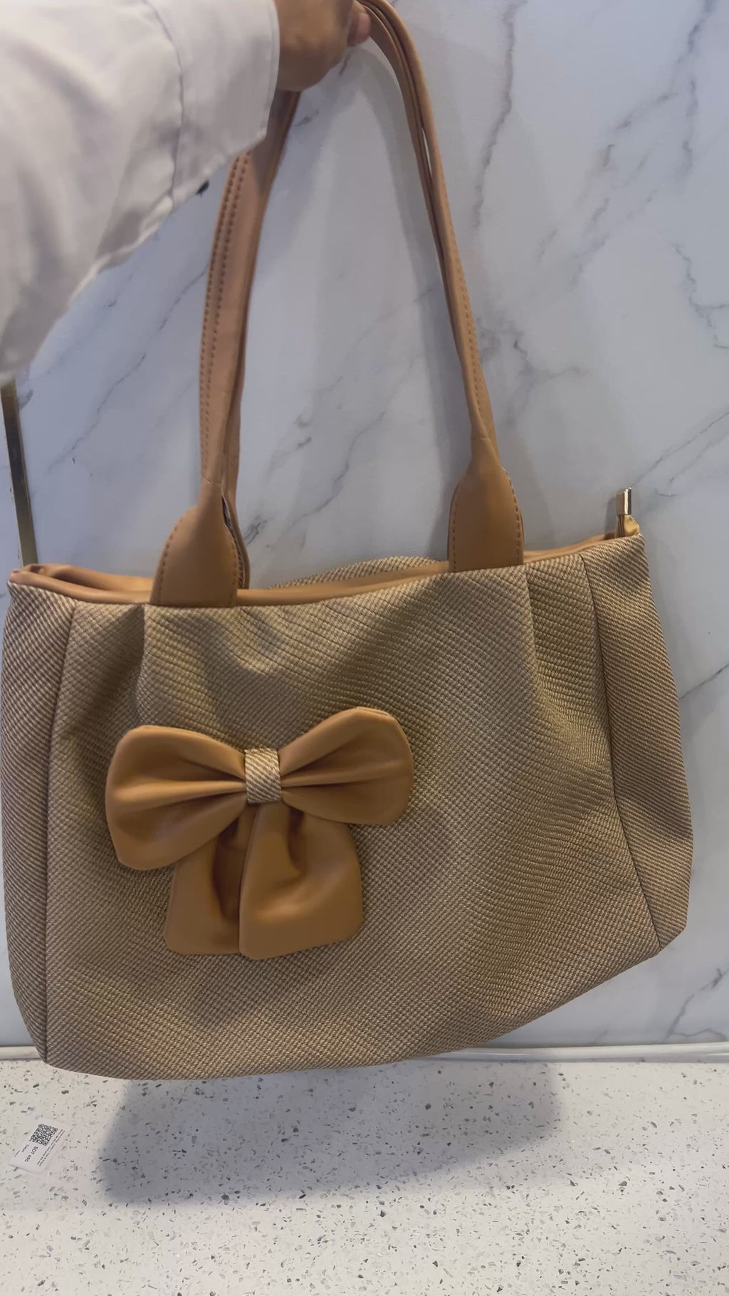 Premium Bow Detail Shoulder Tote Handbag – LB37