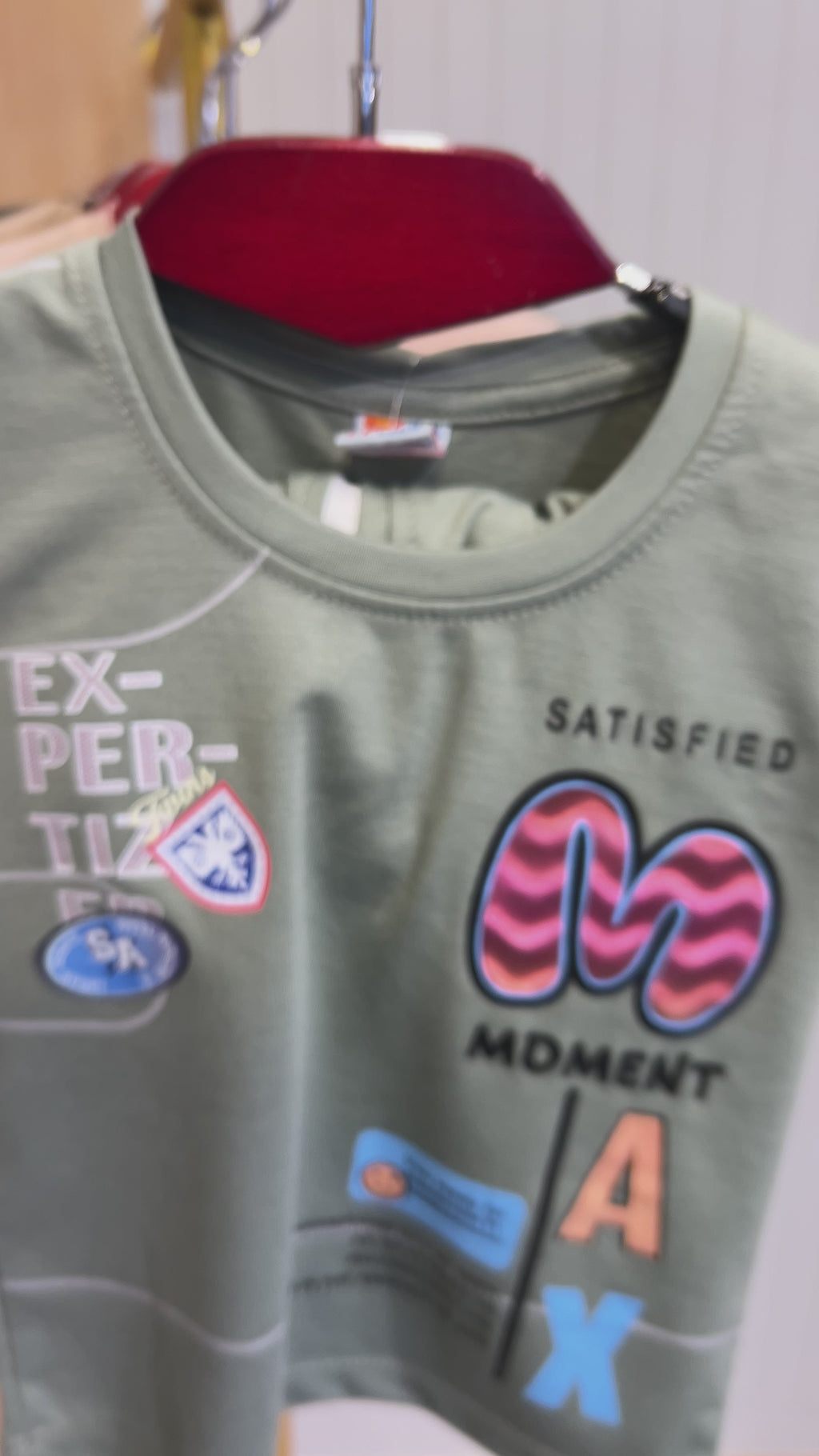 Kids Printed T-Shirt & Shorts Co-Ord Set –356