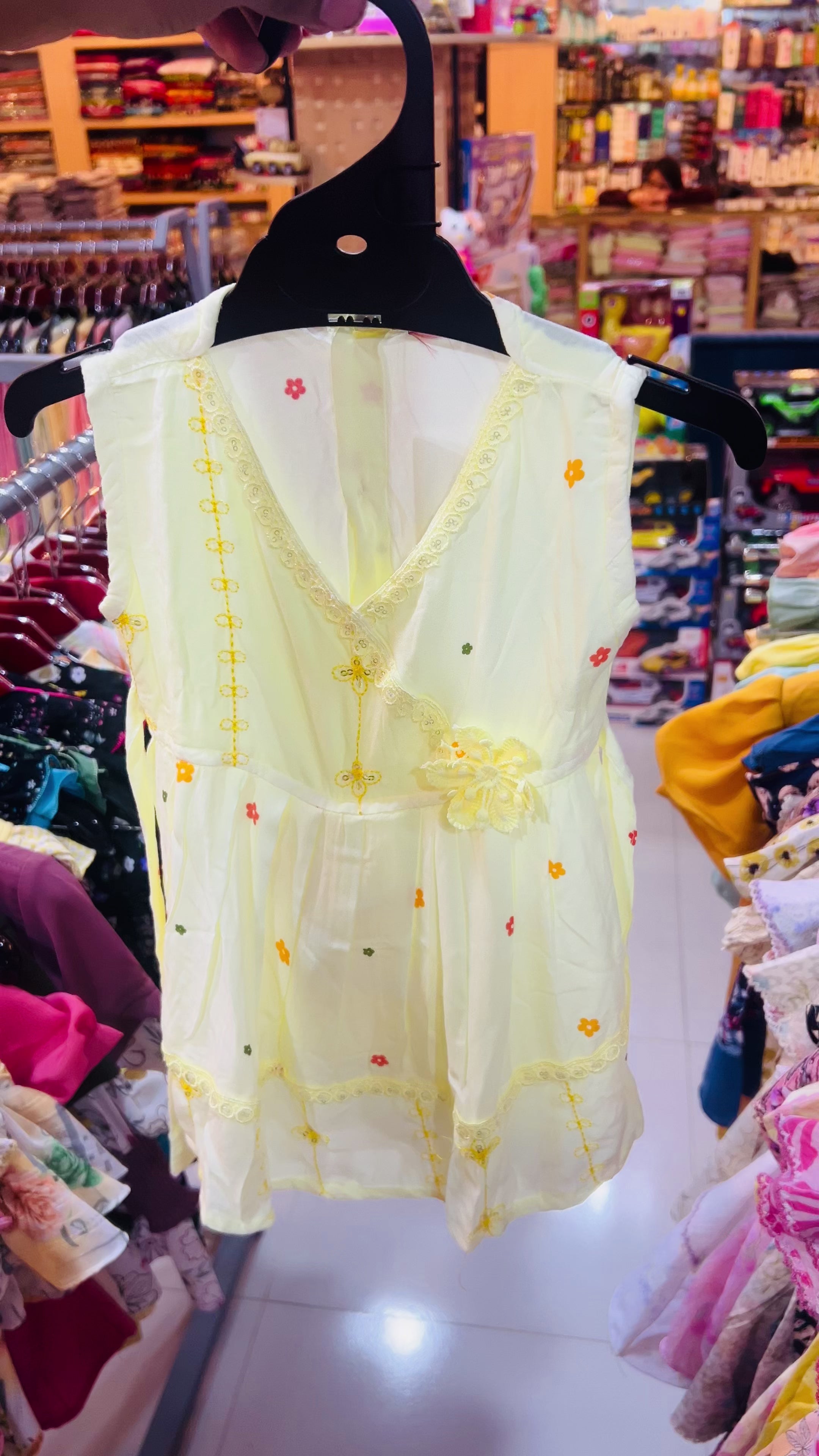 Baby Girls Floral Dress with Bloomer Set 1412