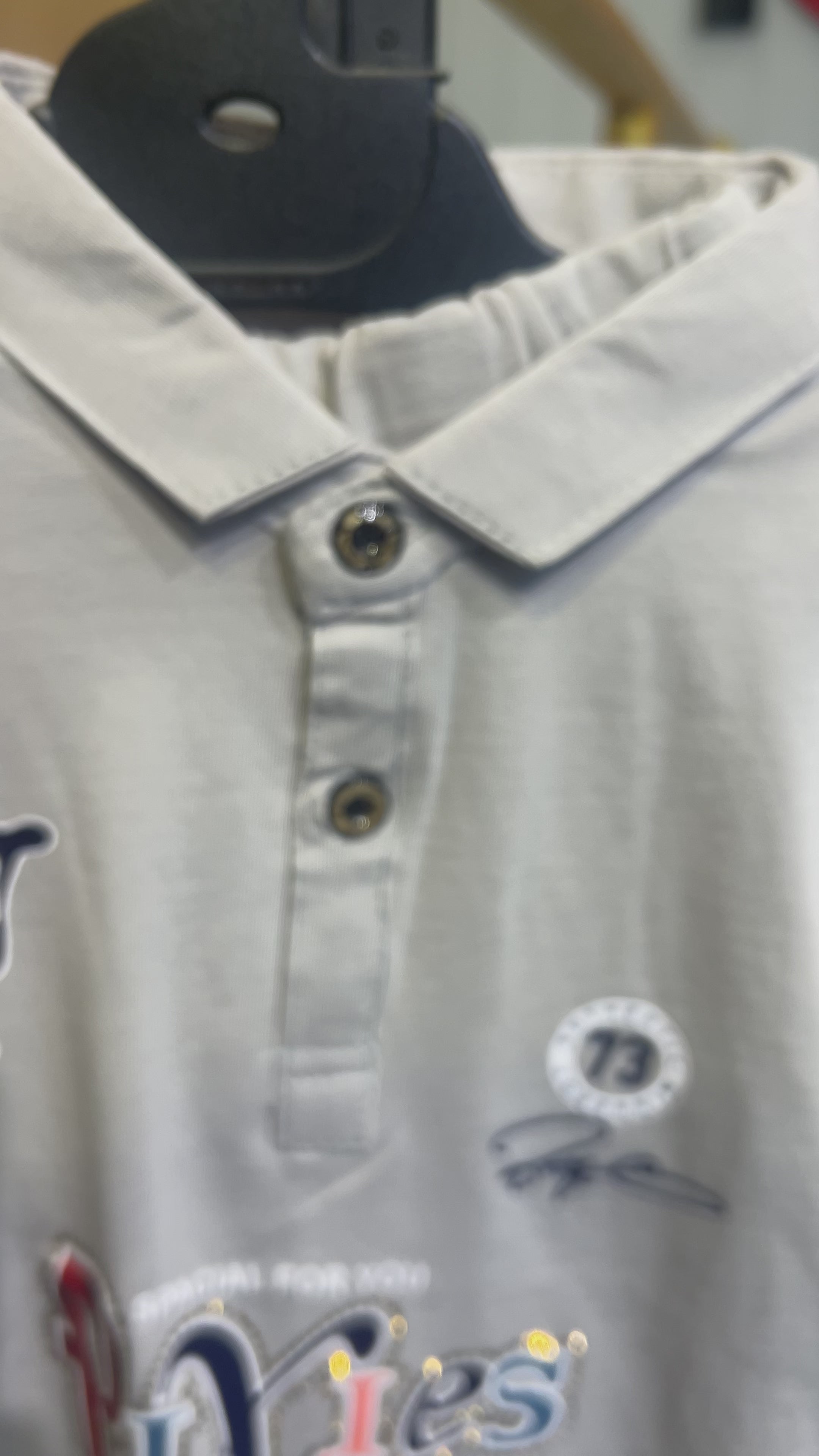 Kids Printed Polo T-Shirt & Shorts Co-Ord Set 334