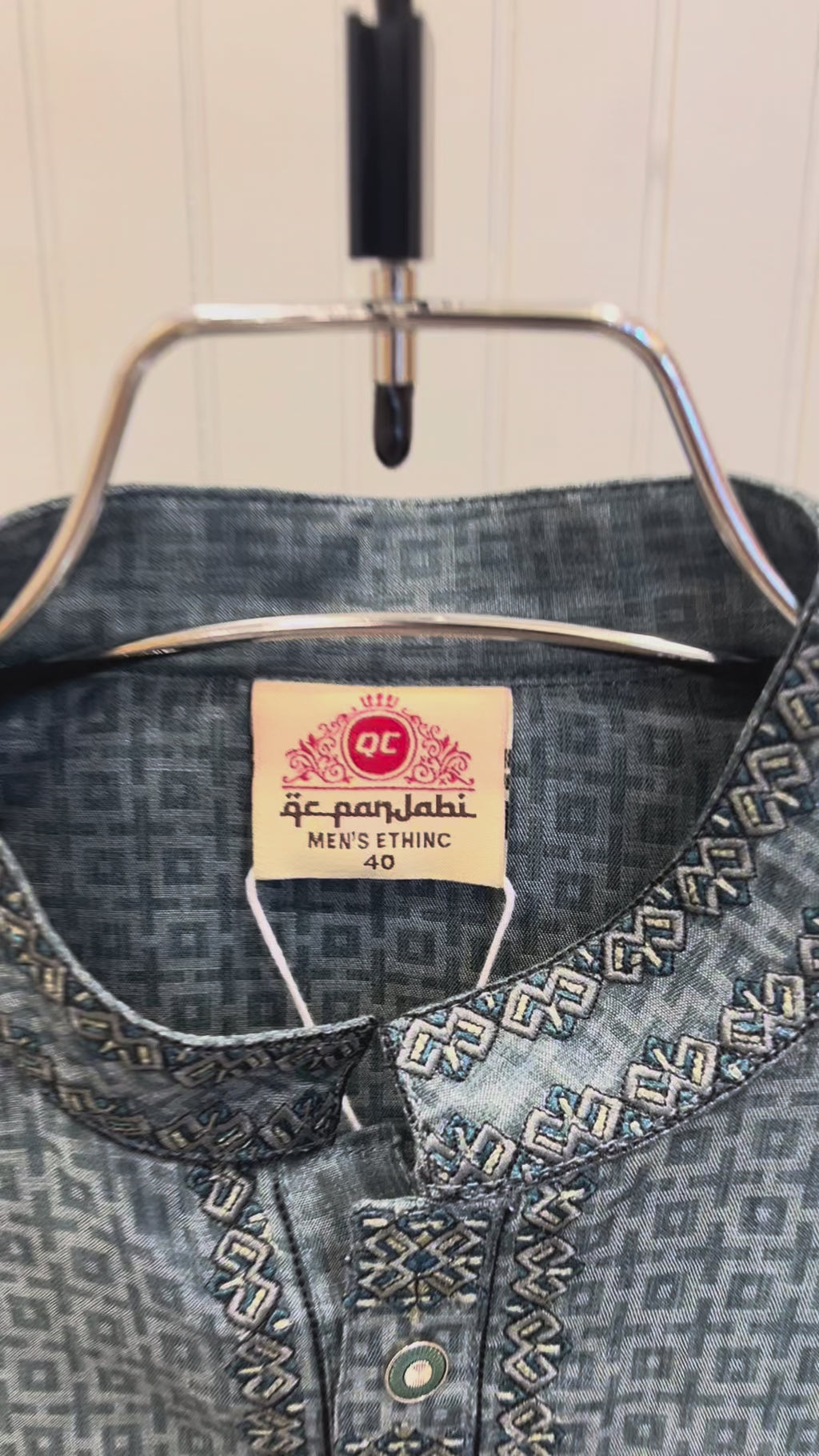 Luxury embroidery Panjabi with premium finish 415