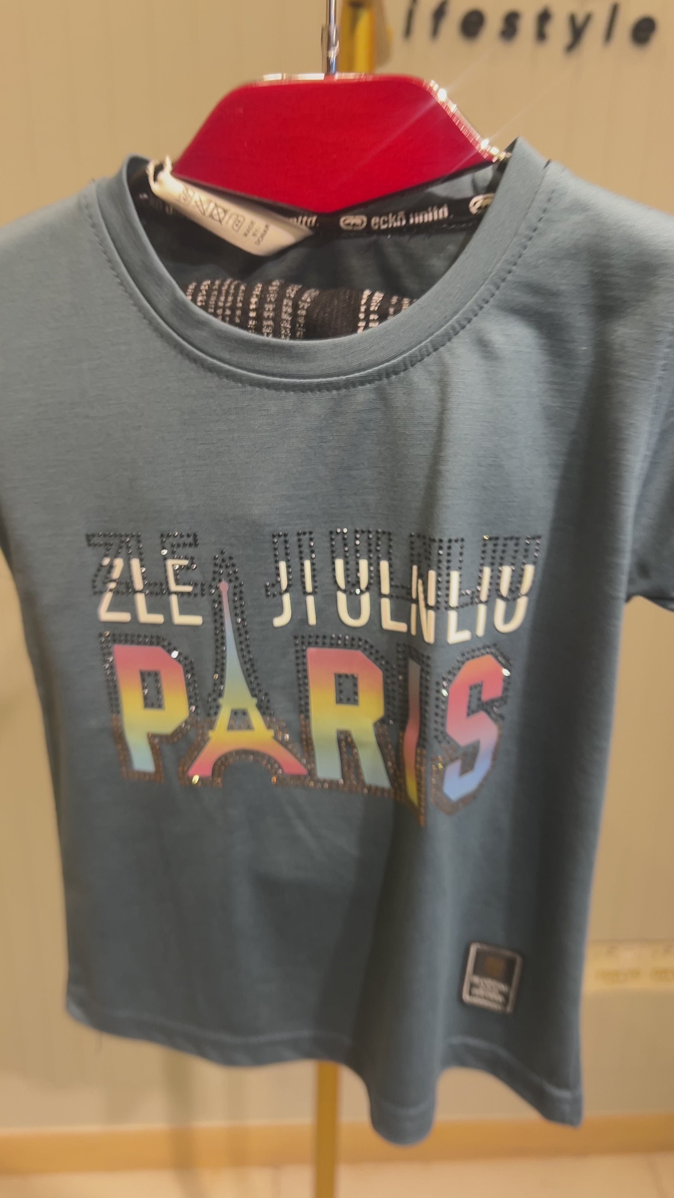 Boys Paris Printed T-Shirt & Pant Set 371