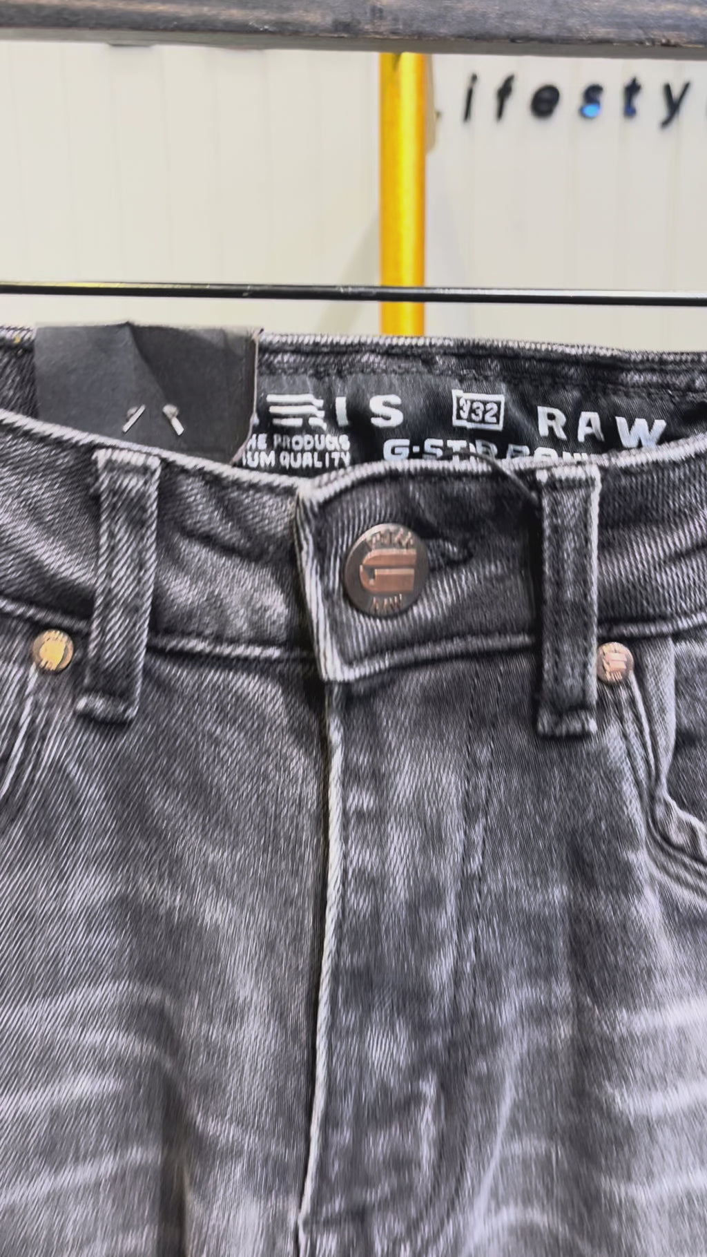 GATSBY Men's Denim Pant _ G Star Raw 1909 Black
