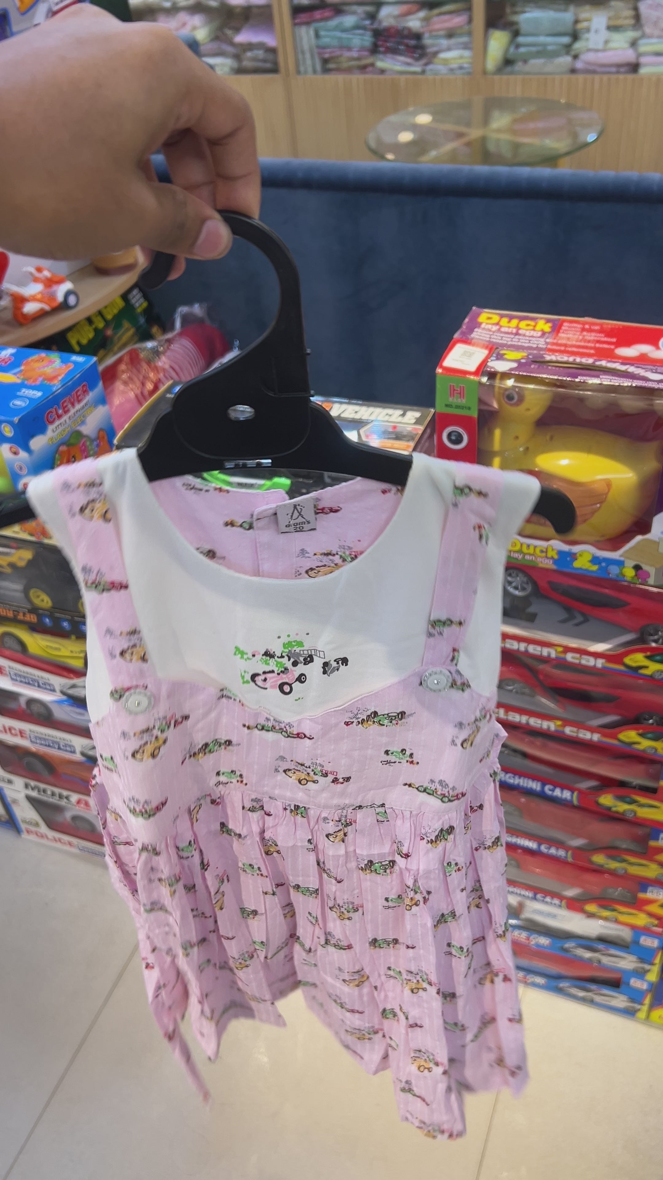 Girls Sleeveless Dress with Bloomers 183
