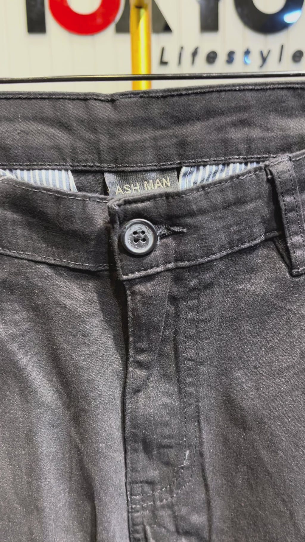 GATSBY 10 POCET CARGO TWILL PANT _ASH MAN BLACK