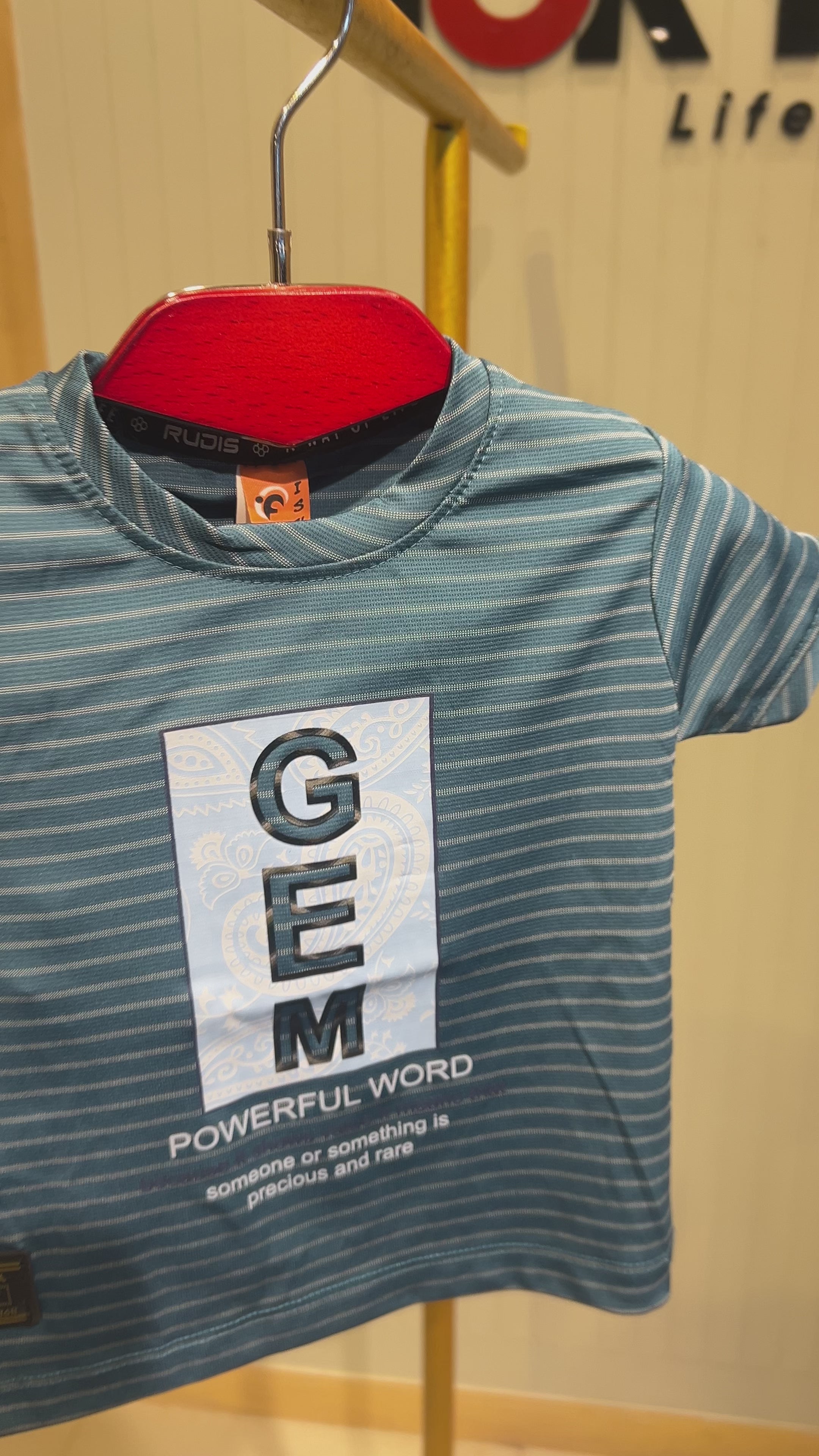 Kids Premium Printed T-Shirt & Shorts Set – GEM Edition 357
