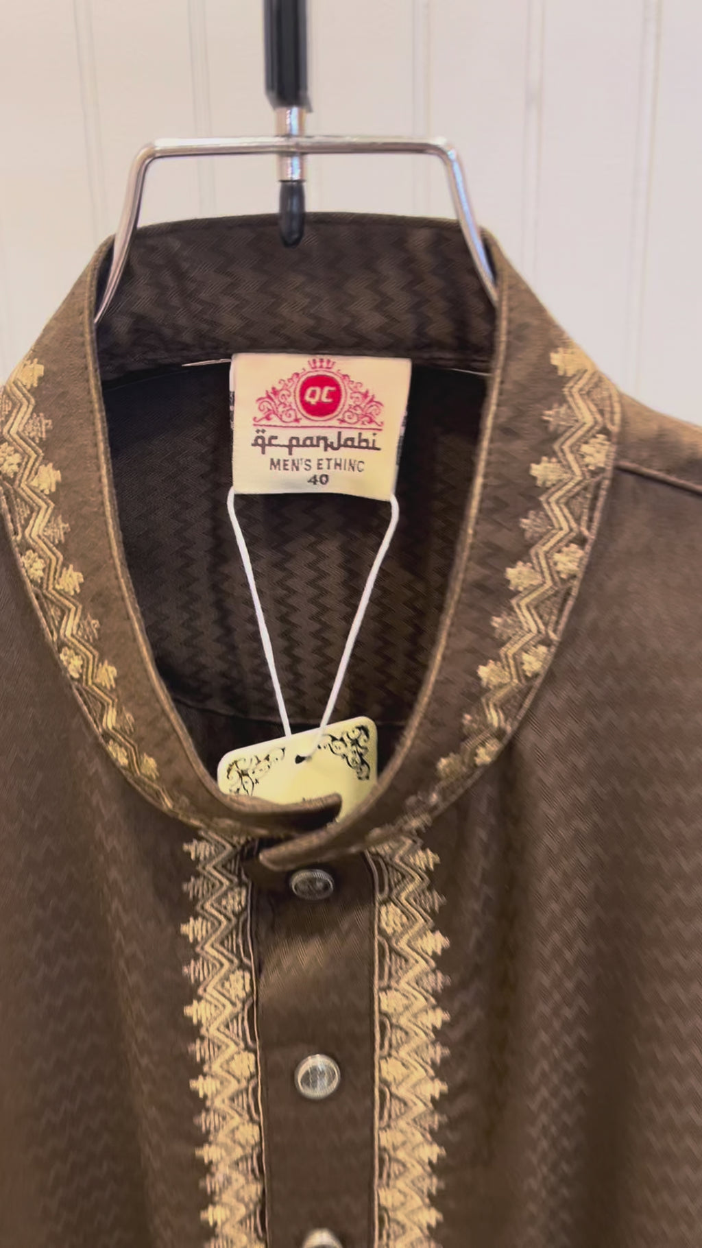 Luxury embroidery Panjabi with premium finish 417