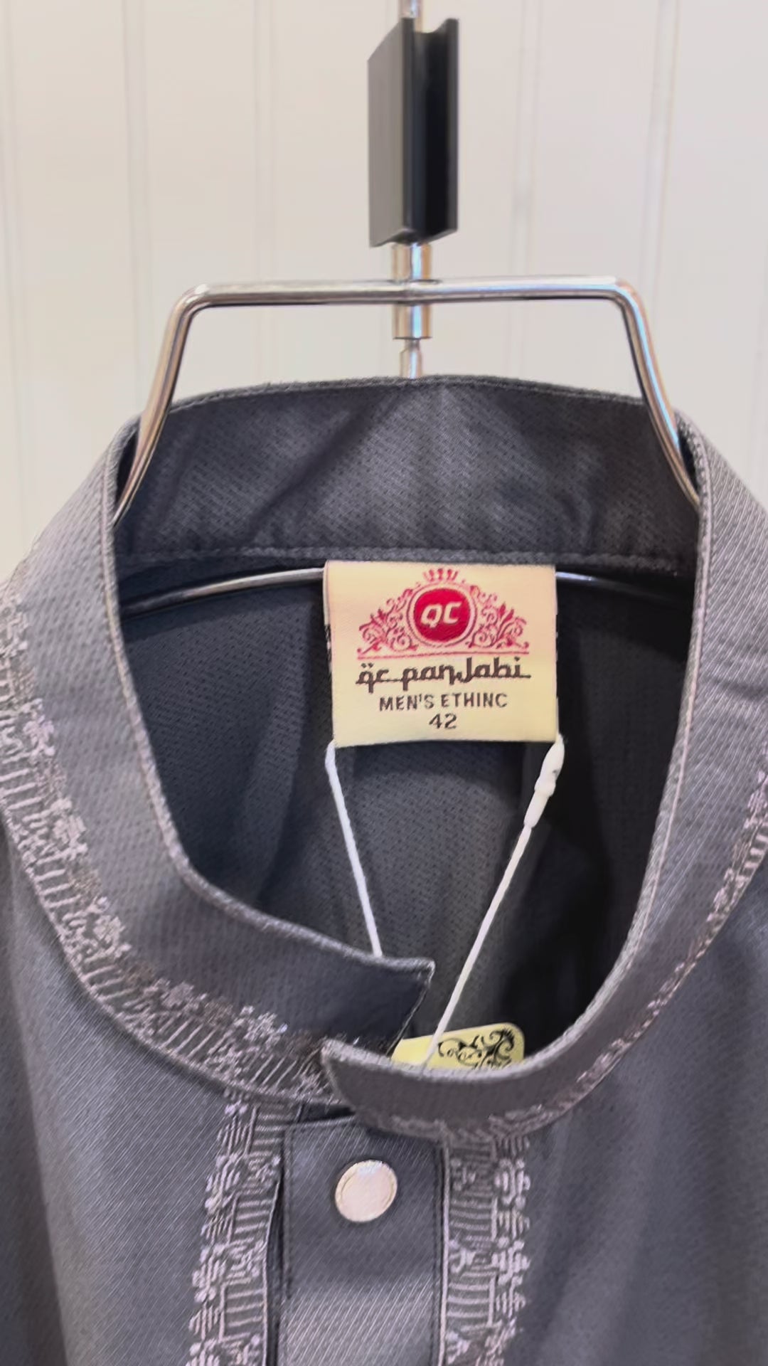 Luxury embroidery Panjabi with premium finish 607